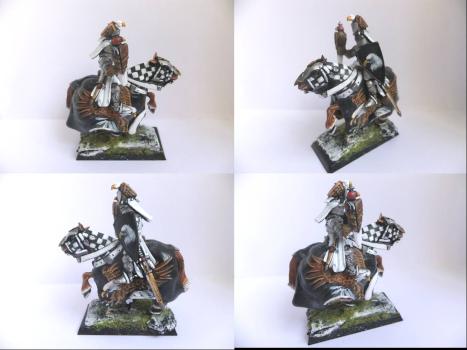 Warhammer Bretonnian Champion Knight of Eagle by tinman755