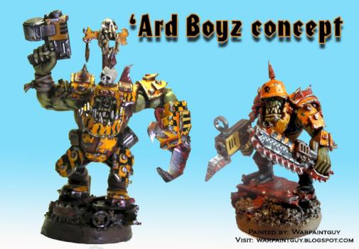Ork 'Ard Boyz by WarPaintGuy