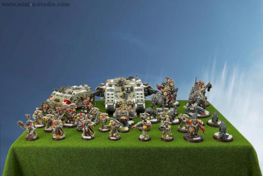 Space Wolves Army by MinionStudio