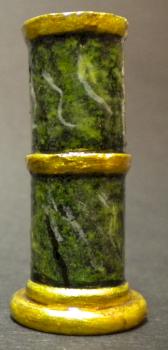 Green Marbalized Column by bwatford