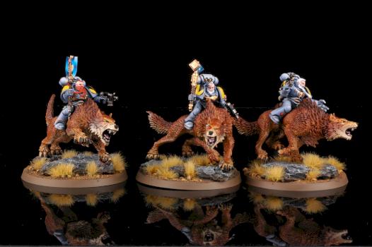 Space Wolves Thunderwolf Cavalry by www.buypainted.com