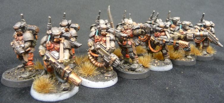 Imperial Guard Kasrkins by James Lofshult