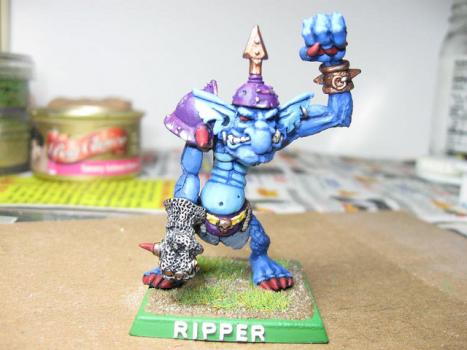 Blood Bowl Ripper Bolgrot Troll Star Player by abrennan