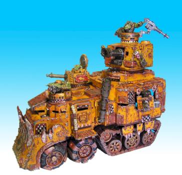 Bad Moonz Ork Battlewagon by WarPaintGuy