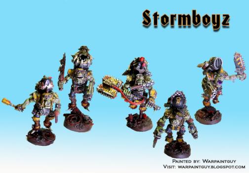 Ork StormBoyz by WarPaintGuy