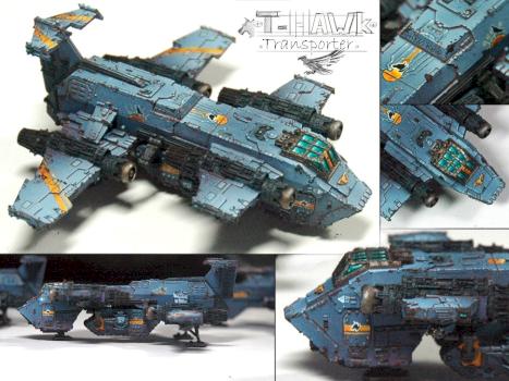 Space Wolf Thunderhawk Transporter by GeyseR