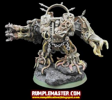 Chaos Space Marine - Nurgle Dreadnought by rumplemaster
