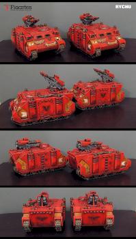 Blood Angels Razorback Squadron by RYCHU666