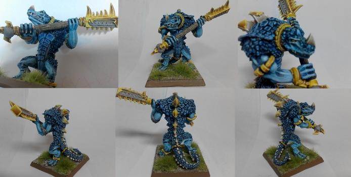 Lizardmen Kroxigor by Stelios