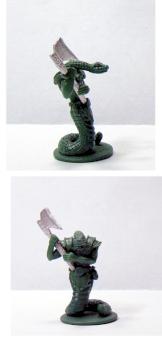 Serpent Man original green 28mm by zazeem