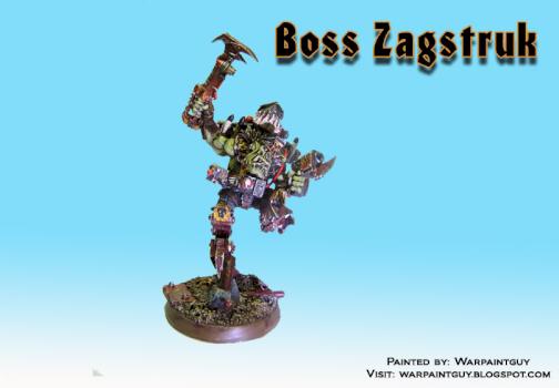 Ork Boss Zagstruk by WarPaintGuy