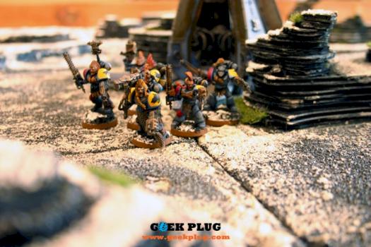 Space Wolves Grey Hunters and Wolf Guard by Emerett