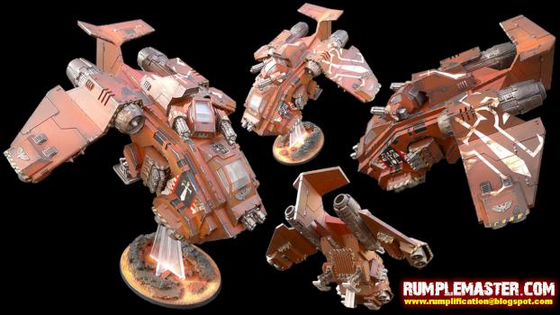 Grey Knight - Stormraven by rumplemaster