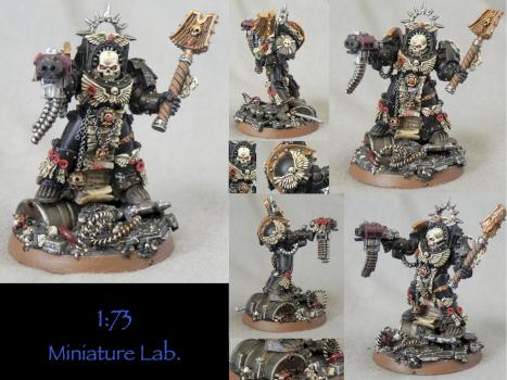 Space Marine Chaplain in Terminator Armor by 1a73MiniatureLab