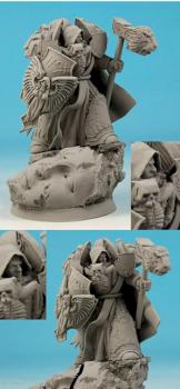 28mm / 30mm SF Knight conversion / sculpture by Scibor