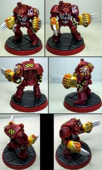 Blood Angel Terminator 04 (Space Hulk) by CaelynTek