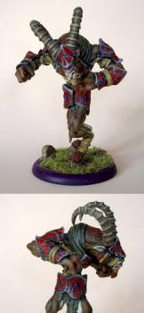 Shadowhorn Satyr - Circle of Orboros (Hordes) by Csonti