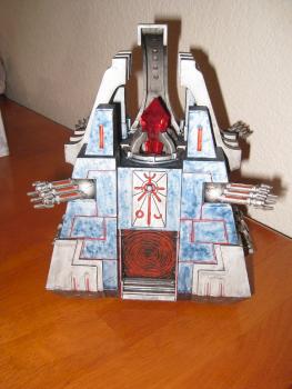 Ice Blue Metal Necron Monolith by Dark Trainer