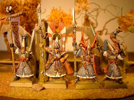 high elves command group by Commissar Caos
