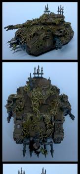 Nurgle Chaos Space Marine Predator Painted by rumplemaster