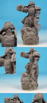 28mm / 30mm SF Napoleon Officer conversion / sculpture by Scibor