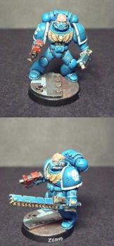 Ultramarines sergeant by WhiteRavenFactory