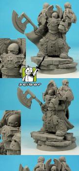 28mm / 30mm SF Templar Knight conversion / sculpture by Scibor