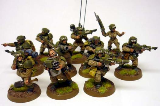 IG cadian shock troops by walles