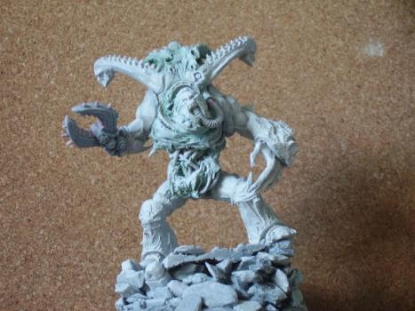 One Of A Kind WiP Death Guard Nurgle Plague Demon Prince by TerrorFaced