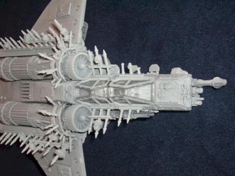 Warhammer 40k Chaos Marine Khorne Valkyrie Conversion - by TerrorFaced