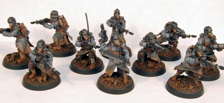 Death Korps Infantry Squad by Festablo