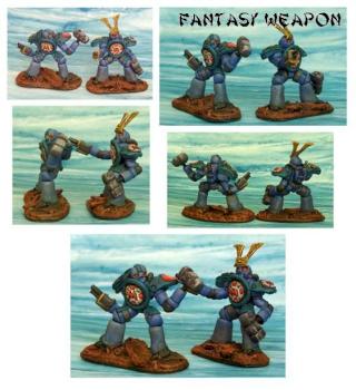 Warzone - Mishima Meks (greens) by Fantasy Weapon
