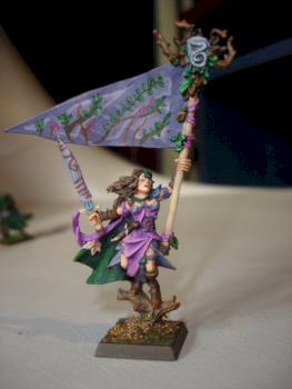 Grande bannière elfe sylvain by Magdalen
