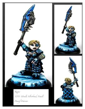 female ice dwarf by ALizardInCrimson