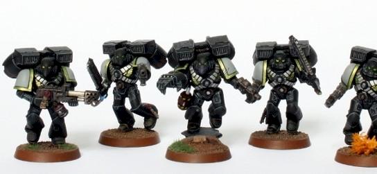 Space Marine Assault Squad by RiiTz