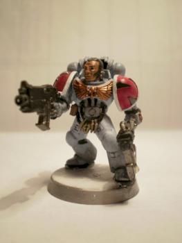 Space Wolves,Grey Hunter- with axe and true grift "2" by BrotherHrolf