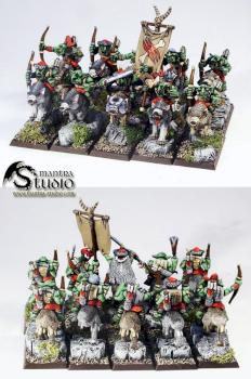 Goblin Wolf Riders by LaurelinM