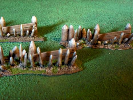 Warhammer and Warmachine Spike Palisade Terrain by KettlesKeep