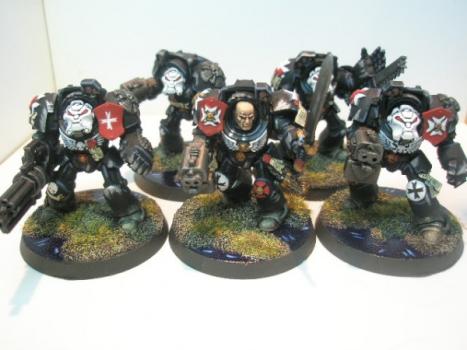 Black Templar Terminator Squad - Commission by 40kshowcase