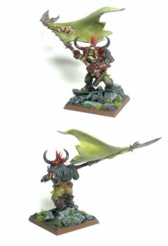 Ork battle standard conversion by o0D1G1TALPUNK0o