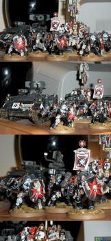 Black Templar Terminators & Damocles Rhino by stu8sn