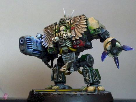 Deathwing Chaplain Dreadnought by Dezartfox