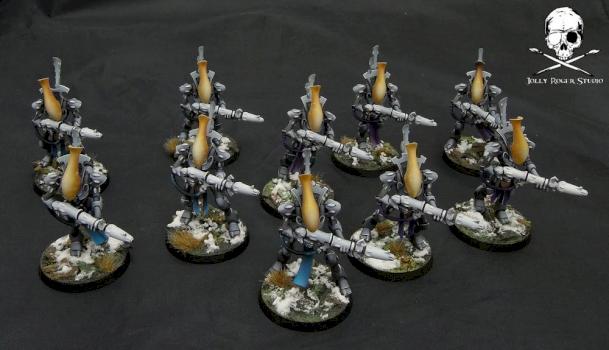 Eldar Wraithguards by Jolly Roger Studio