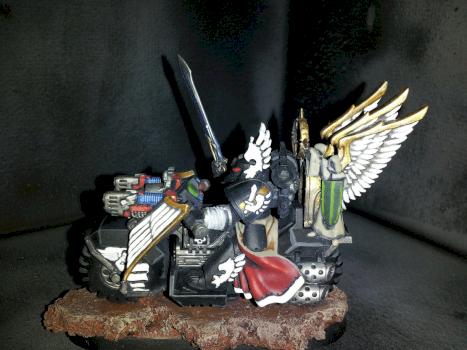Space Marine Sergeant biker by Karkull