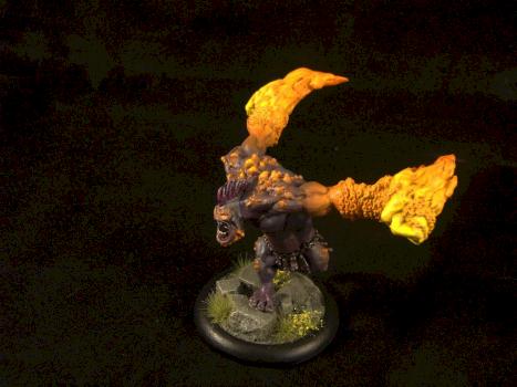 Hordes Trollbloods Pyre Troll by faeslayer
