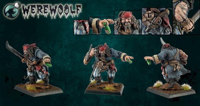 Werewoolf Miniatures: Giacynto Passer Caribbean Corsair by Werewoolf Miniatures