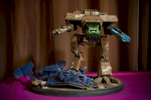 Lucius Pattern Warhound Titan wolf by razBrush