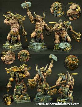 Minotaurs by Scibor