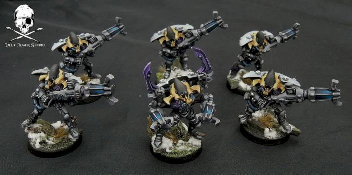 Eldar Warp Spiders by Jolly Roger Studio