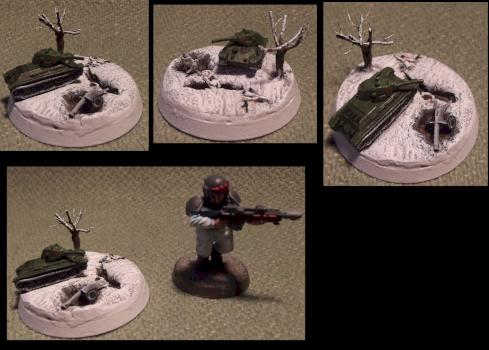 T-34A micro diorama by Micanser